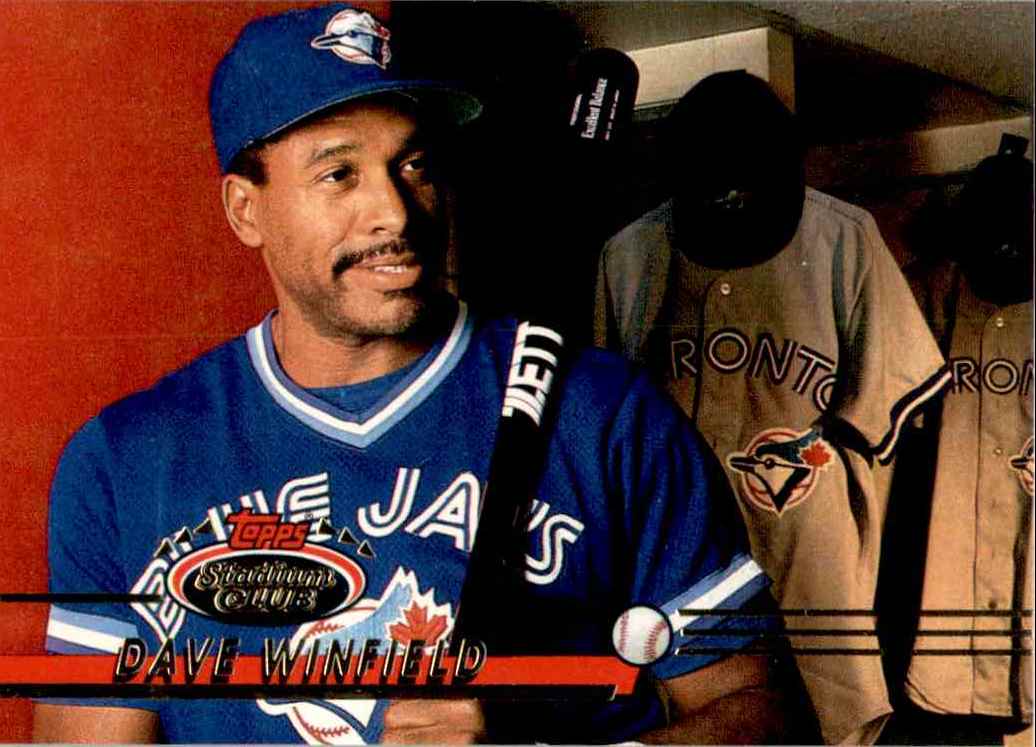 1993 Topps Dave Winfield #206 card back image