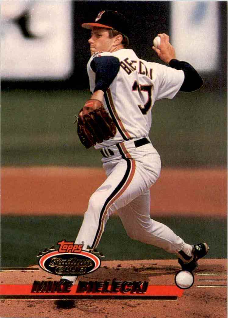 1993 Topps Mike Bielecki #721 card back image