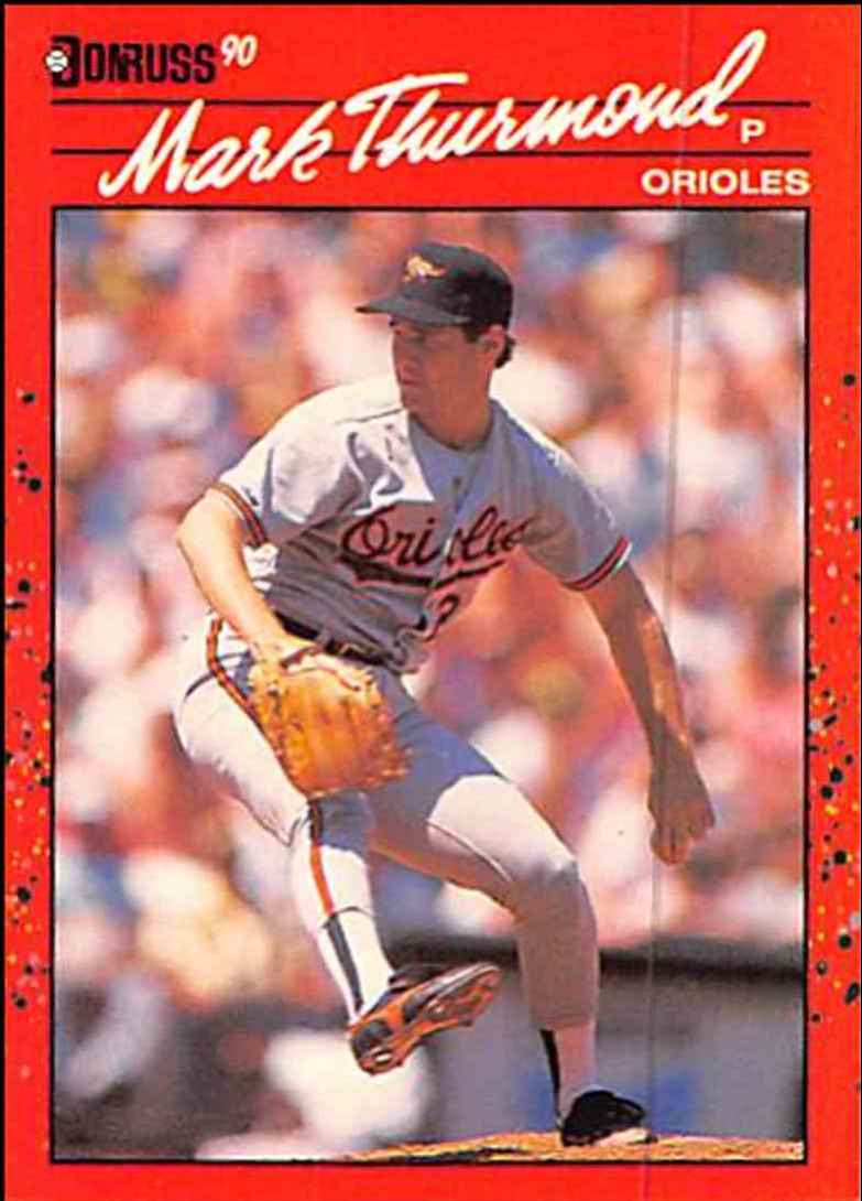 1990 Donruss Mark Thurmond #612 card back image
