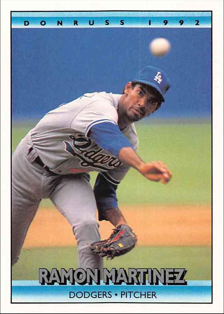 1991 Donruss Ramon Martinez #656 card back image