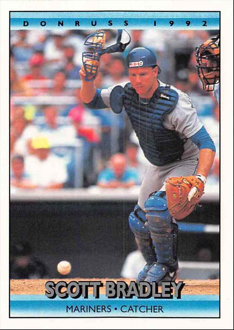 1991 Donruss Scott Bradley #713 card back image