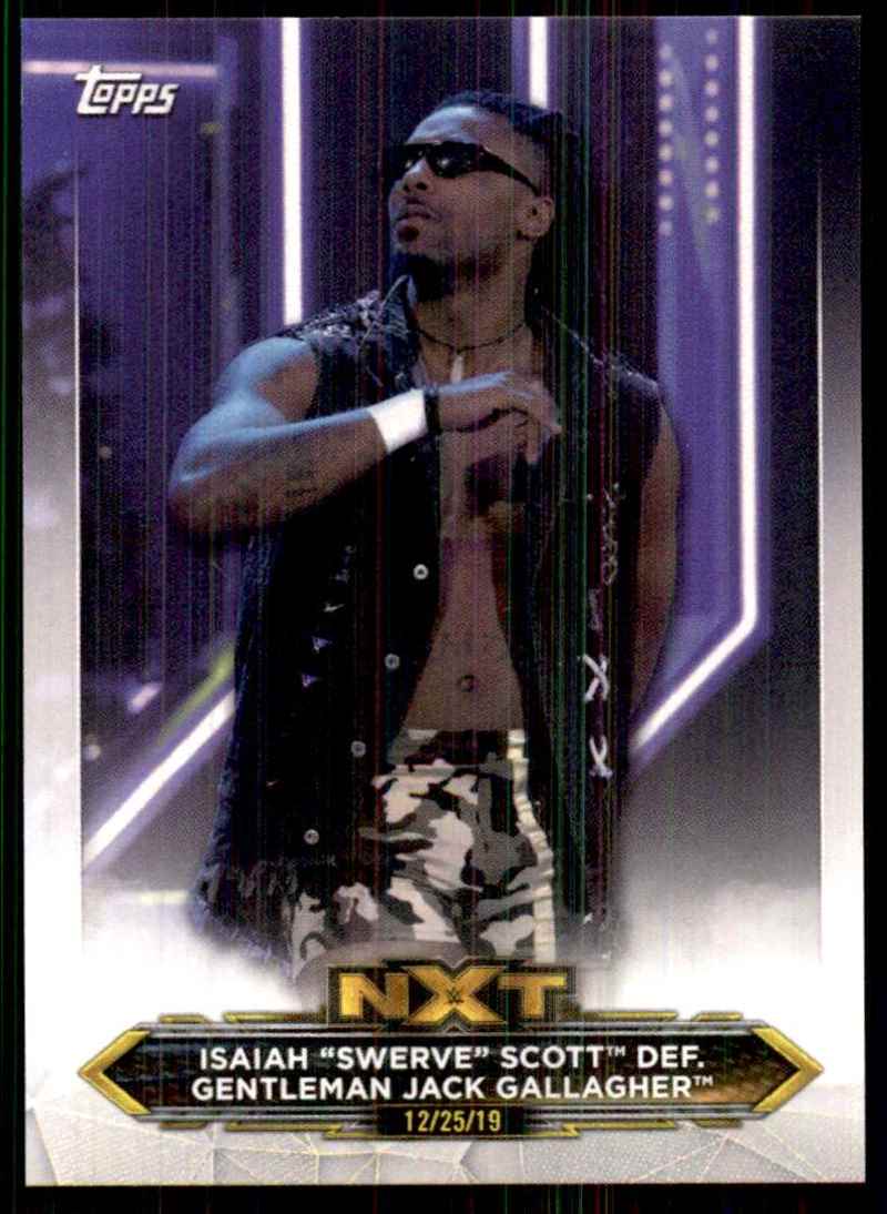 2020 Topps Wwe Nxt Isaiah "Swerve" Scott Def. Gentleman ...