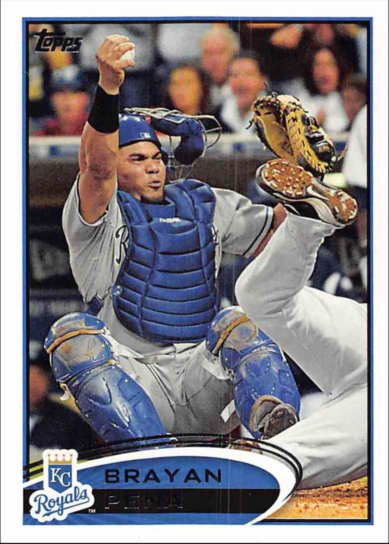 2012 Topps Brayan Pena #296 card back image