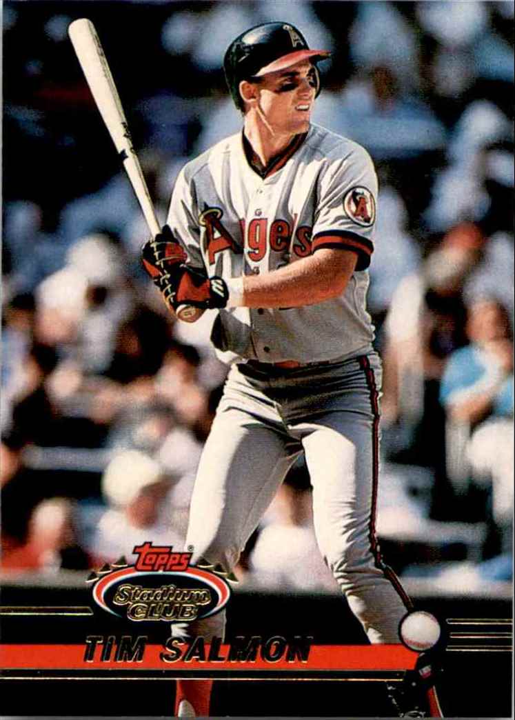 1993 Topps Tim Salmon #249 card back image