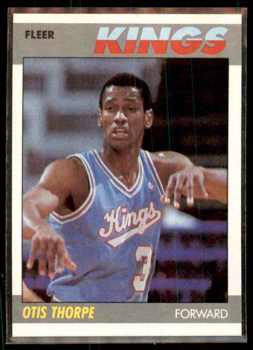 1987-88 Fleer Otis Thorpe #109 card front image