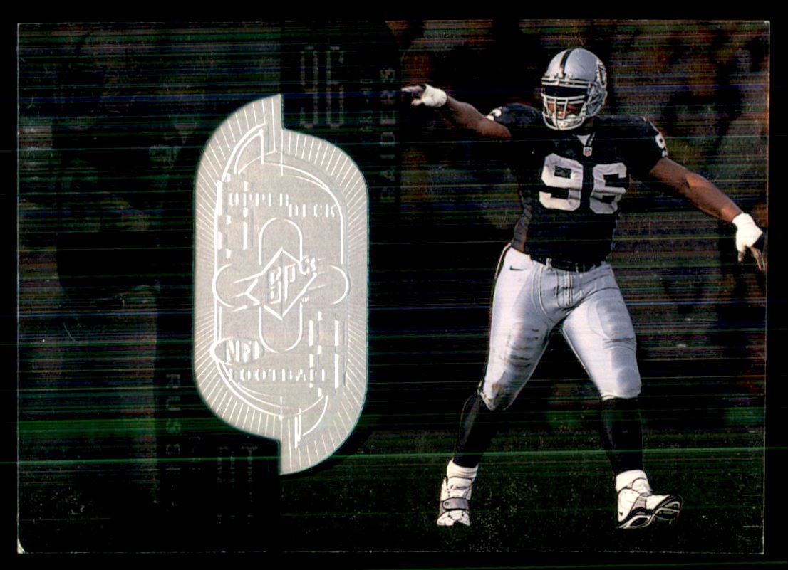 1998 SPx Finite Darrell Russell 4644/7600 Oakland Raiders #63