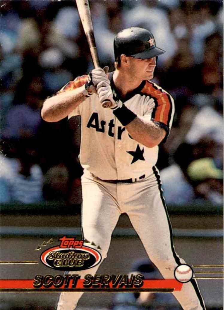 1993 Topps Scott Servais #363 card back image