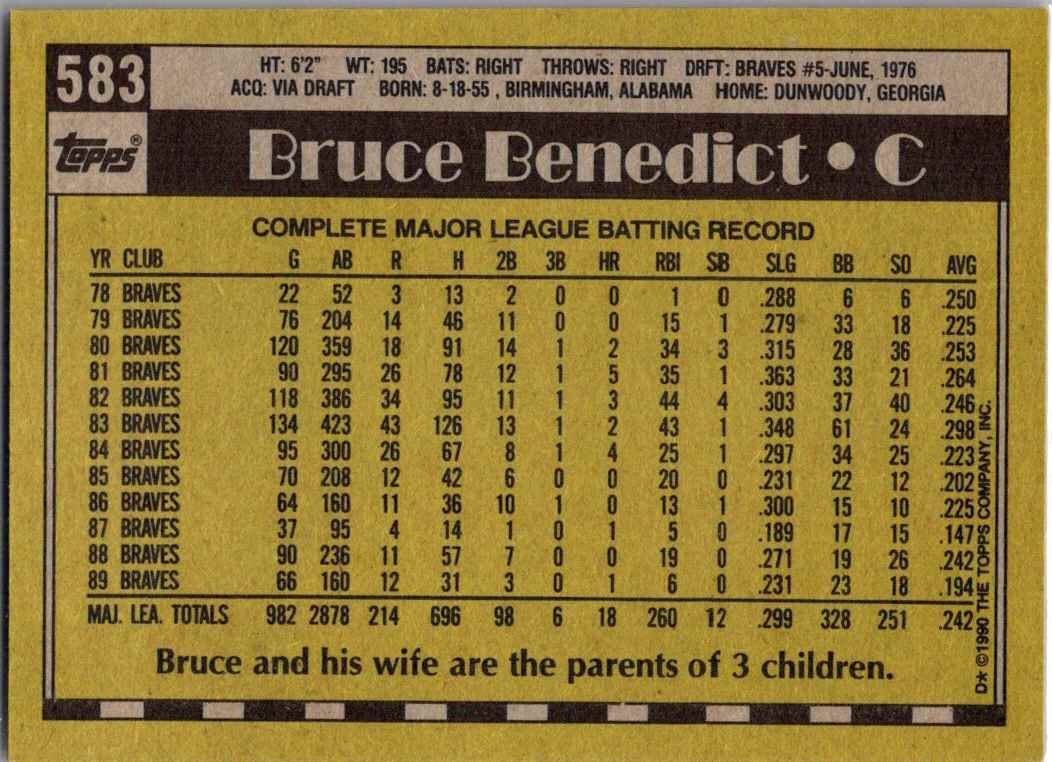 1976 Topps Tommy Helms #583 card back image