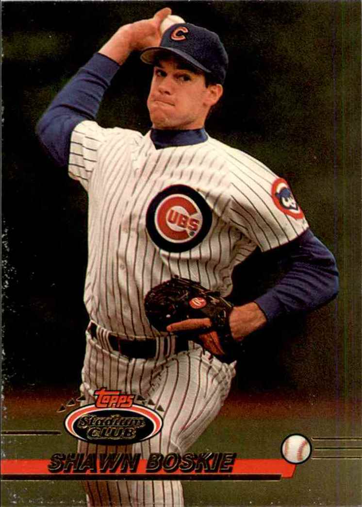 1993 Topps Shawn Boskie #583 card back image