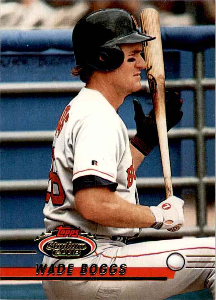 1993 Topps Wade Boggs #134 card back image
