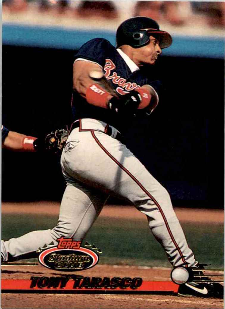 1993 Topps Tony Tarasco #696 card back image