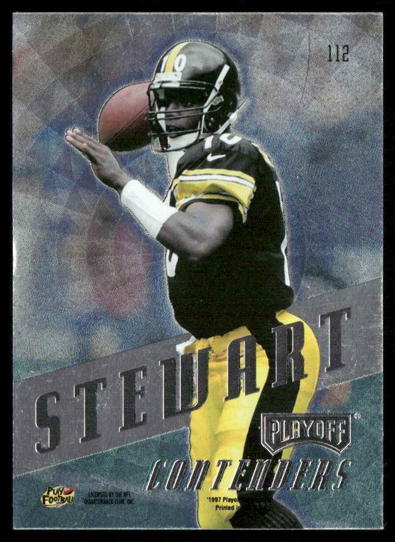1997 Playoff Contenders Kordell Stewart #112 card back image