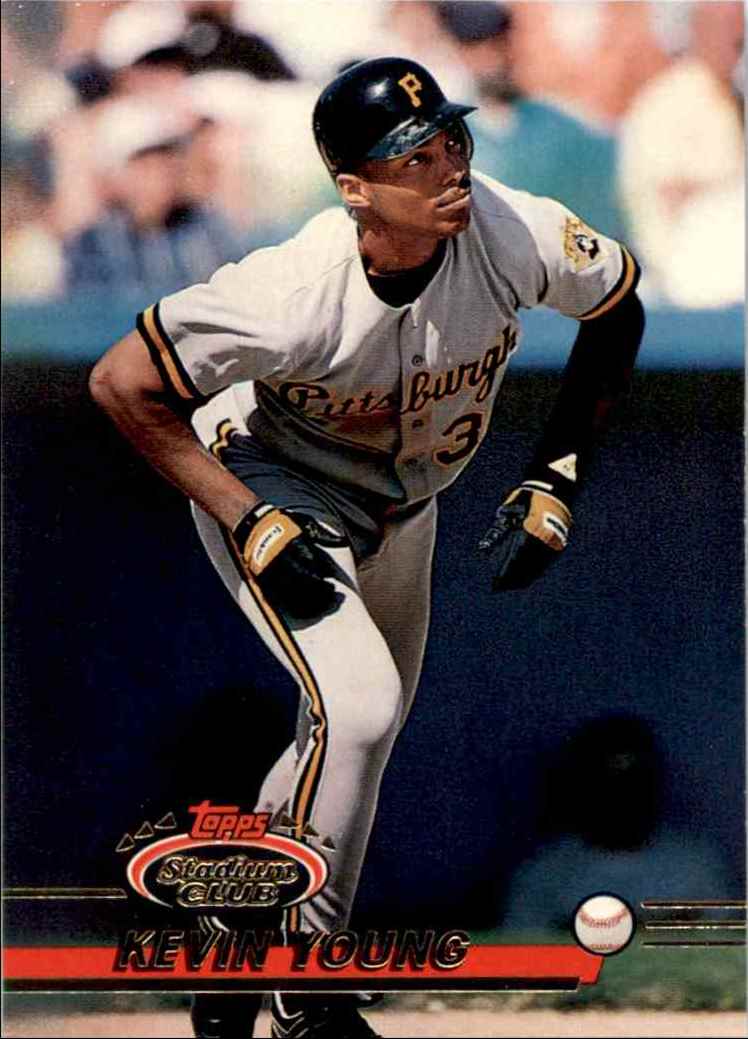 1993 Topps Kevin Young #722 card back image