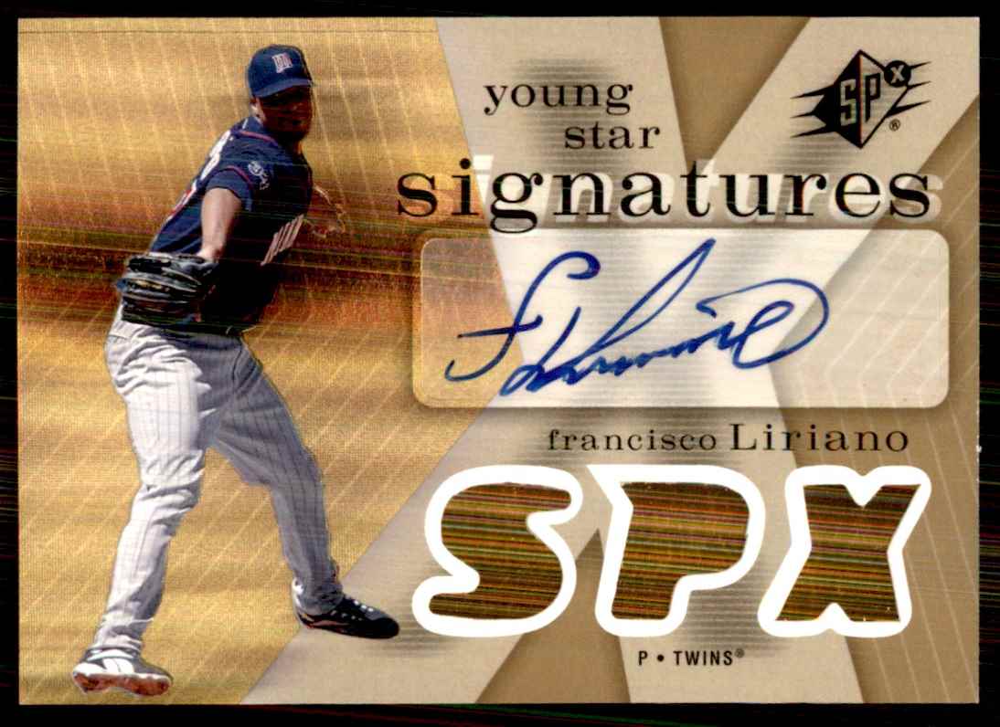 2007 SPx Young Stars Signatures Francisco Liriano #YS-FL card front image