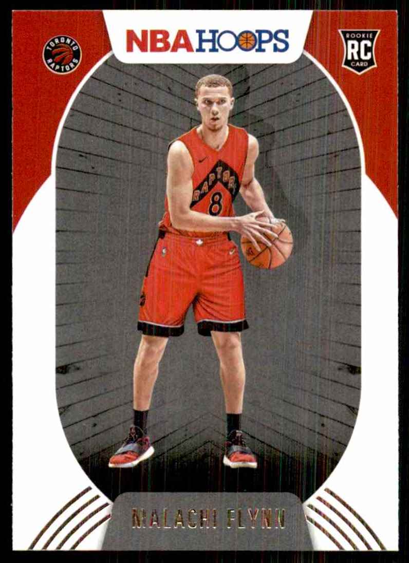 2020-21 Hoops Malachi Flynn RC #242 card front image
