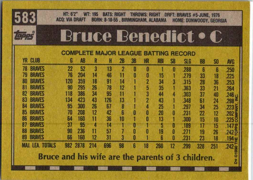 1976 Topps Tommy Helms #583 card back image