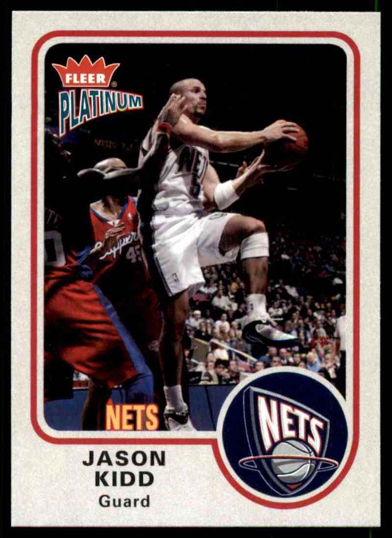 2002-03 Fleer Platinum Jason Kidd #75 card front image