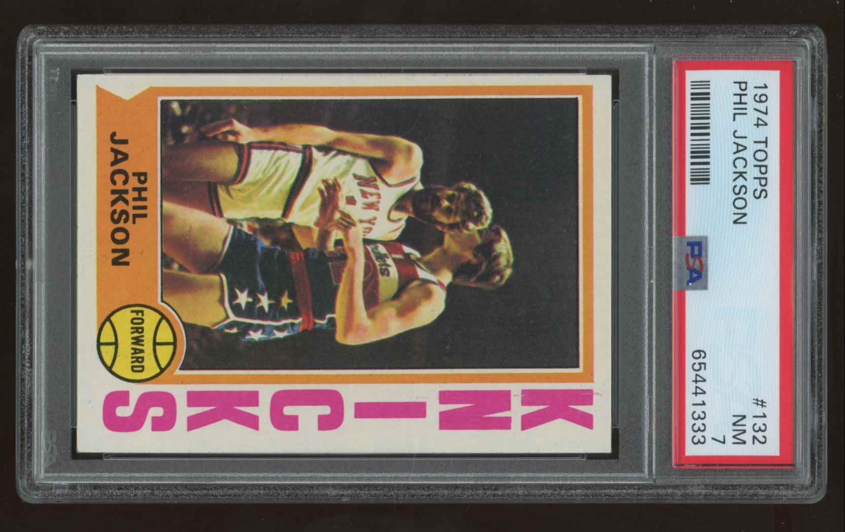 1974-75 Topps Phil Jackson #132 card back image