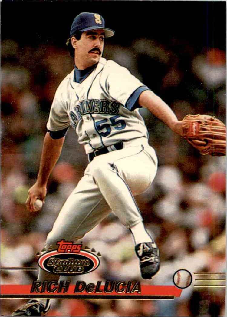 1993 Topps Rich DeLucia #402 card back image