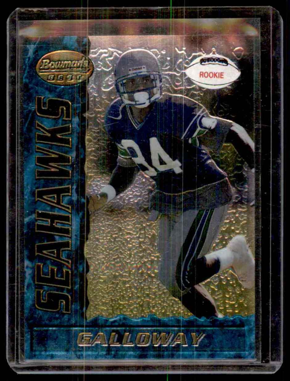 1995 Bowman's Best Joey Galloway #R8 card front image