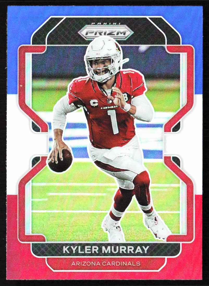 2021 Prizm Red White Blue Prizms Kyler Murray #76 card front image