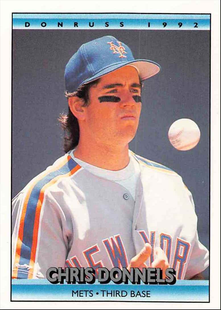 1991 Donruss Chris Donnels #619 card back image