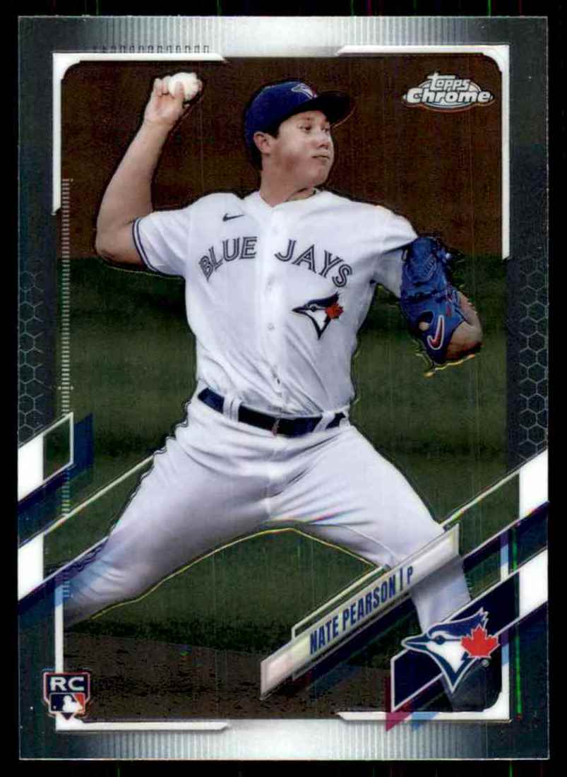 2021 Topps Chrome Nate Pearson #136 card front image