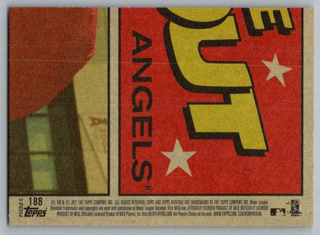 2021 Topps Heritage Jo Adell #188 card back image