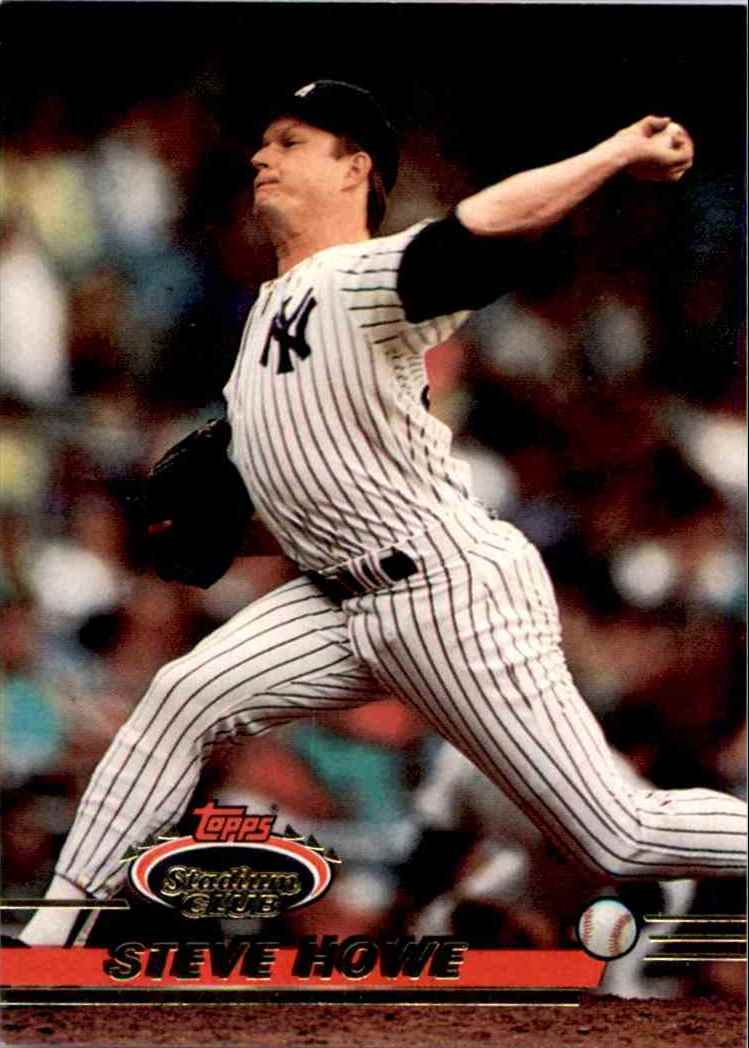 1993 Topps Steve Howe #738 card back image