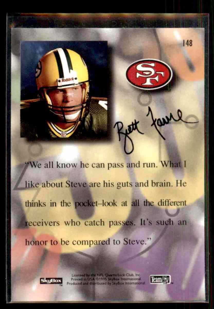 1995 Skybox Premium Steve Young #148 card back image